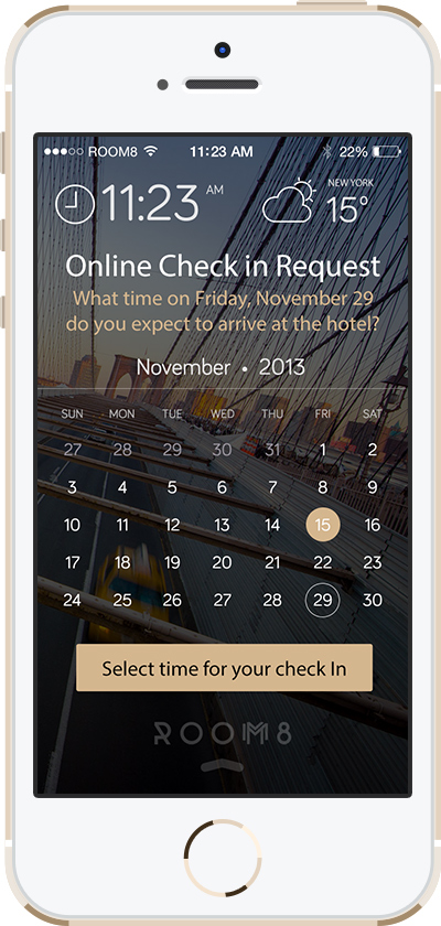 Online Check in Request